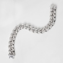 Pulseira Elos Groumet 176 Brilhantes 2,02CT G VS1 16CM 24,71G Ouro Branco 18K - Coleçao Elos Power