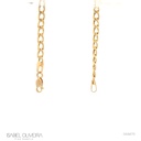 Corrente Elo Groumet 60cm Ouro Amarelo 18k