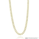Corrente Elo Groumet 60cm Ouro Amarelo 18k