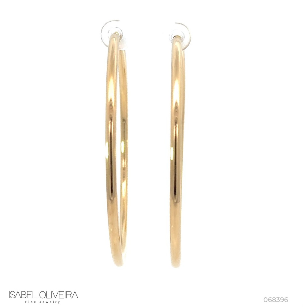 Argola 65mm Ouro Amarelo 18k