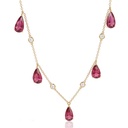 Colar Rubelita 7,37 ct · Ouro Amarelo 18k