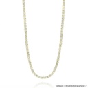 7-COLAR Riviera 104 Brilhantes 7,93CT G VS1 com Extensor Bolinha 40CM 20,78G Ouro Amarelo 18K - Coleçao Rivieras