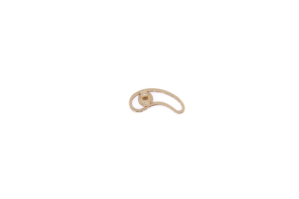 Tarraxa Earcuff Vazada Fabricação Média 0,60g Or