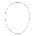 7-Colar Riviera 146 Brilhantes 10,04ct 43cm 19,50g Ouro Branco 18k - Coleção Rivieras