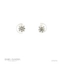 70-BRINCO Solitario 2 Brilhantes 1,40CT 1,70G G VS2 Ouro Branco 18K - Egl 1701783734/1701776534 - Coleçao Only You