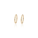 Argola 13mm 0,48g Ouro Amarelo 18k - Coleção Argolas Daily