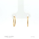 Argola 13mm Ouro Amarelo 18k