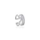 Anel Finger Tips 37 Brilhantes 0,64ct H VS2 3,25g Ouro Branco 18k - Coleção Laisa