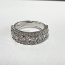 Anel Aparador 49 Brilhantes 2,54ct H VS2 6,54g Ouro Branco 18k - Coleção Laisa