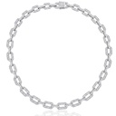 Colar Elos Power 8,80 ct · Ouro Branco 18k