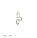 Case Tam 9 para Oura Ring 4 27 Brilhantes 0,88CT H VS2 7,58G Ouro Branco 18K - Coleçao Laisa