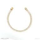 9-Pulseira Riviera 56 Brilhantes 5,21ct 17cm 8,42g Ouro Amarelo 18k - Coleção Rivieras