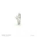 70-ANEL SOLITARIO BRILHANTE 0,73CT H VVS2 4,43G OURO BRANCO 18K - COLEÇAO ONLY YOU