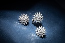 Anel Flor 31 Brilhantes 0,34ct 4,46g Ouro Branco 18k - Coleção Laisa