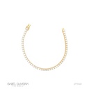 10-Pulseira Riviera 52 Brilhantes 5,69ct H VS2 16,5cm 9,12g Ouro Amarelo 18k - Coleção Rivieras