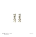 ARGOLA 15MM MEIO ARO CRAVADO 8 BRILHANTES 1,67CT H VS2 4,05G OURO BRANCO 18K - COLEÇAO ARGOLAS FASHION