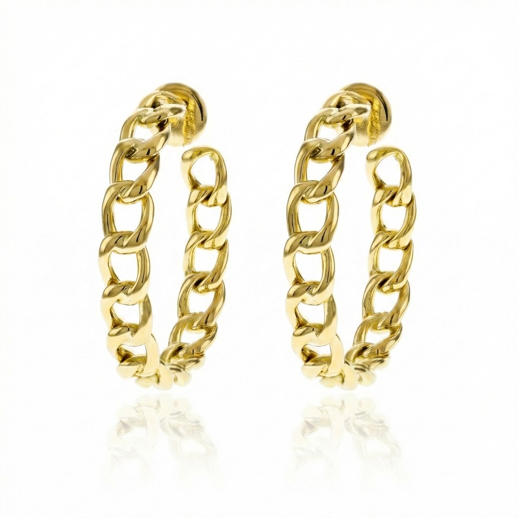 Argola Elos Grumet 46,3mm Ouro Amarelo 18k