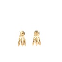 Argola Tripla 15mm Ouro Amarelo 18k