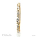 Bracelete 8 Diamantes Gota 1,86ct 7 Navetes 0,76ct 6 Ovais 1,46ct 8,21g Ouro Amarelo e Branco 18k - Coleção Onassis