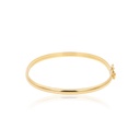 Bracelete Infantil Meia Cana 3,20mm 3,10g Ouro Amarelo 18k - Coleção Kids