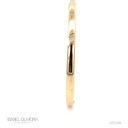 Bracelete Oco Fio Reto 3,90mm 16cm 3,26g Ouro Amarelo 18k - Coleção Minimalista