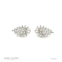 Earcuff 120 Brilhantes 1,41CT 5,0G Ouro Branco 18K - Coleçao Laisa