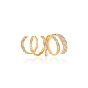 Anel Maleavel 117 Brilhantes 1,51CT H VS2 11,91G Ouro Amarelo 18K - Coleçao Laisa