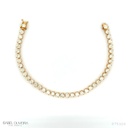 19-Pulseira Riviera 40 Brilhantes 7,78ct 18cm 8,30g Ouro Amarelo 18k - Coleção Rivieras