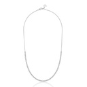 Colar Riviera 1,42 ct · Ouro Branco 18k