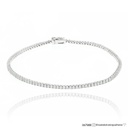 2-Pulseira Riviera 110 Brilhantes 1,99ct 6,80g Ouro Branco 18k - Coleção Rivieras