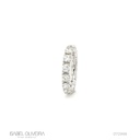 20-Alianca Inteira 15 Brilhantes 3,37ct H VS2 4,92g Ouro Branco 18k - Coleção Soulmates