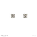 Brinco 10 Brilhantes 0,26ct 1,00g Ouro Branco 18k - Coleção Only You