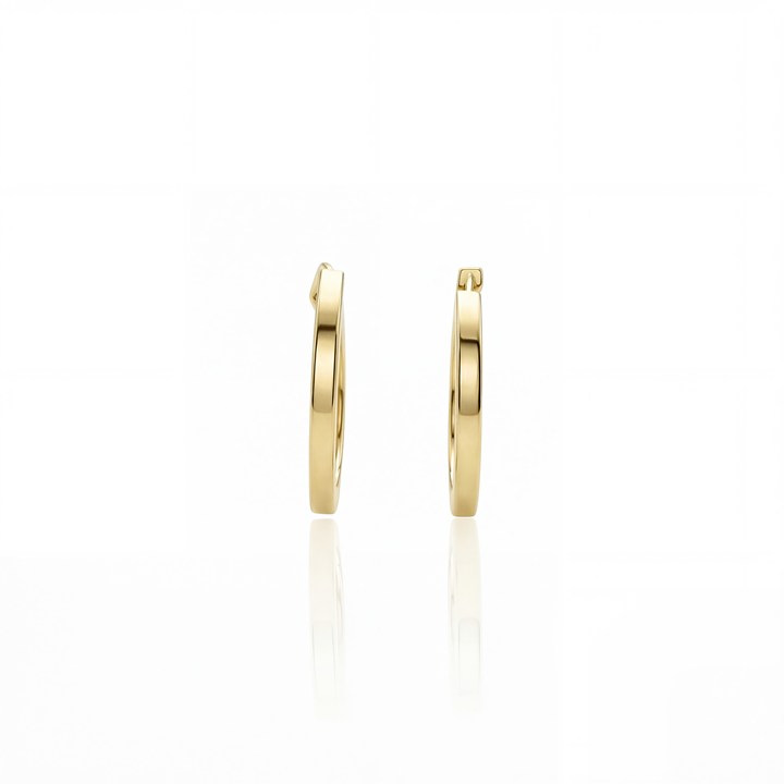 [068408] Argola 20mm Ouro Amarelo 18k