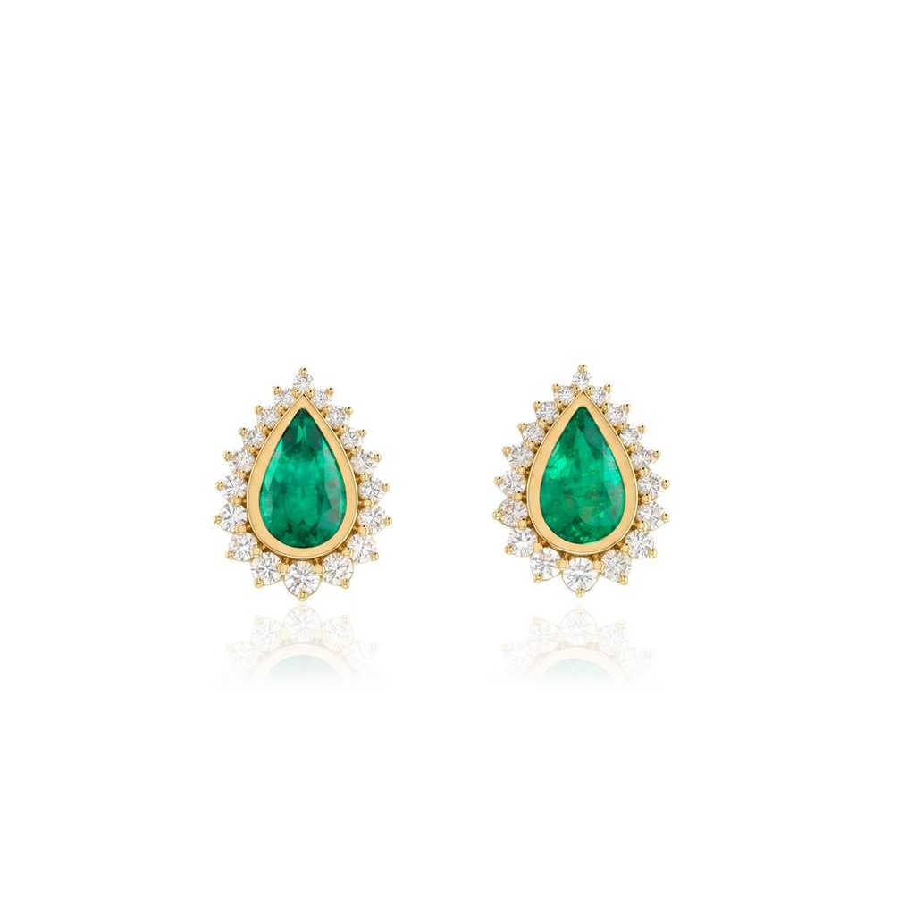 [076755] Brinco Brazilian Emerald 2,61 ct · Ouro Amarelo 18k