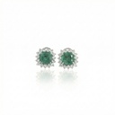 Brinco Brazilian Emerald 5,63 ct · Ouro Branco 18k