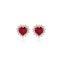 Brinco Rubelita 1,56 ct · Ouro Amarelo 18k