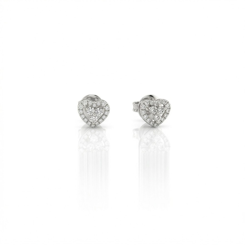 [068010] Brinco Laisa 0,45 ct · Ouro Branco 18k