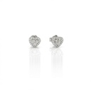 Brinco Laisa 0,45 ct · Ouro Branco 18k