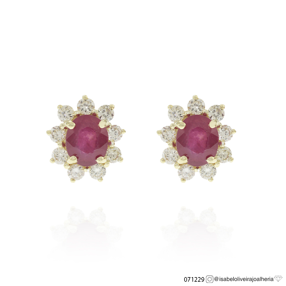 Brinco Red to Wear 1,04 ct · Ouro Amarelo 18k
