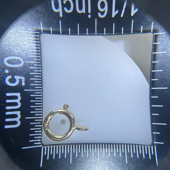 Fecho Boia 5mm 0,15g Ouro Amarelo 18k