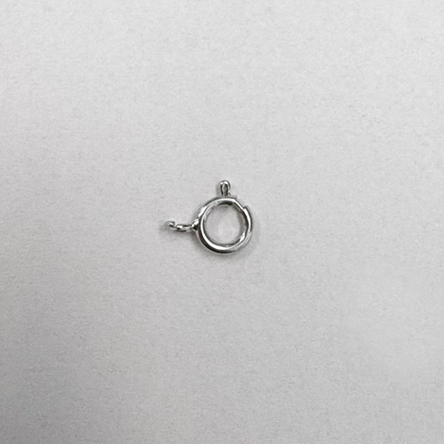 Fecho Boia 5mm 0,15g Ouro Branco 18k