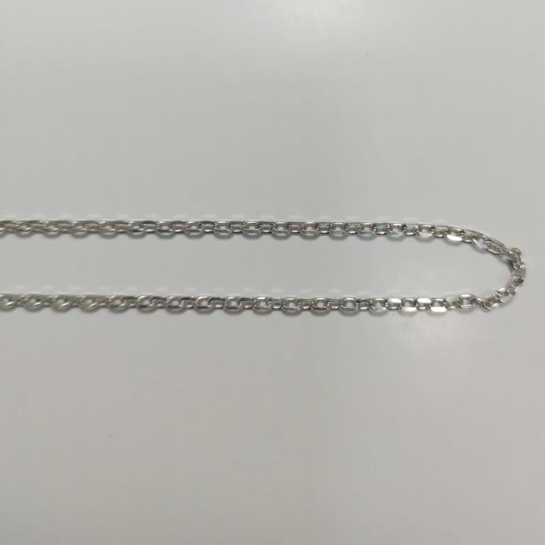 Corrente Cartier · Ouro Branco 18k